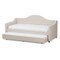 Baxton Studio Perry Modern Light Beige Daybed with Trundle 141-7929 - alternate 8
